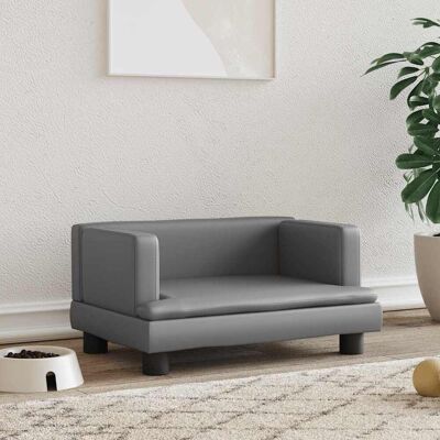 vidaXL Cama para perros gris 60x40x30 cm - Cama para perros vidaXL Cama para perros gris 60x40x30 cm - Cama para perros