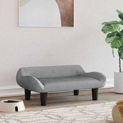 vidaXL Cama para perros Gris Claro - Cama para perros vidaXL Cama para perros Gris Claro - Cama para perros