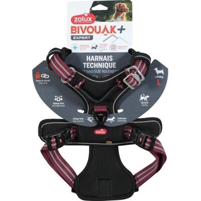 Correa para perros Zolux Bivouak Rojo - Correa para perros Correa para perros Zolux Bivouak Rojo - Correa para perros