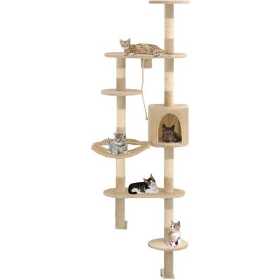 Árbol para gatos en pared con refugio - 194cm Árbol para gatos en pared con refugio - 194cm