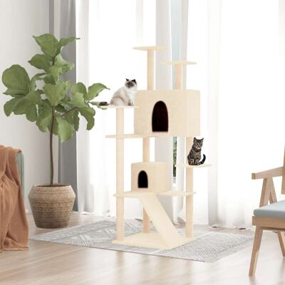 Árbol para gatos vidaXL con postes de sisal 153 cm - Multi escalador Árbol para gatos vidaXL con postes de sisal 153 cm - Multi escalador