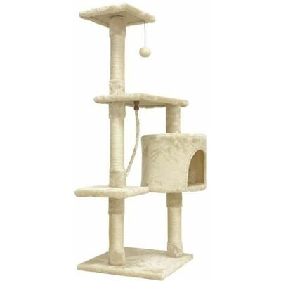 Bigbuy Pets Paloma Rascador para Gatos - 40x40x114cm Beige Bigbuy Pets Paloma Rascador para Gatos - 40x40x114cm Beige