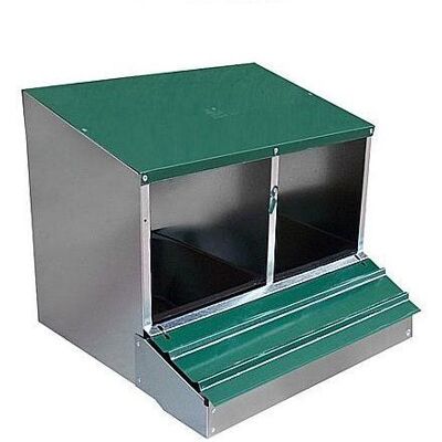 Comedero para Gallinero GOMEZ Y CRESPO - Acero Galvanizado, Verde Comedero para Gallinero GOMEZ Y CRESPO - Acero Galvanizado, Verde