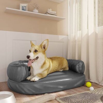 Cama para Perros de Espuma Ergonómica en Cuero Sintético - Sofá para Mascotas Cama para Perros de Espuma Ergonómica en Cuero Sintético - Sofá para Mascotas