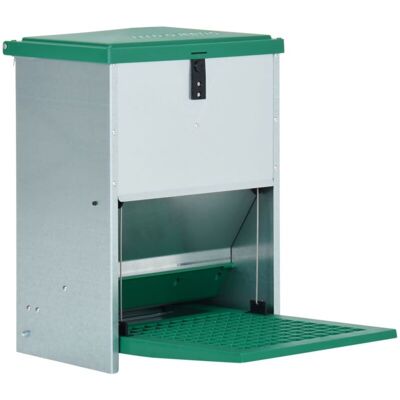 vidaXL Comedero Automático para Aves - 12kg, Verde vidaXL Comedero Automático para Aves - 12kg, Verde