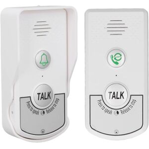 RAPANDA Intercomunicador Inalámbrico, Timbre Electrónico Bidireccional 1 V 1, Intercomunicador Inalámbrico Impermeable Con Luz Indicadora RAPANDA Intercomunicador Inalámbrico, Timbre Electrónico Bidireccional 1 V 1, Intercomunicador Inalámbrico Impermeable Con Luz Indicadora