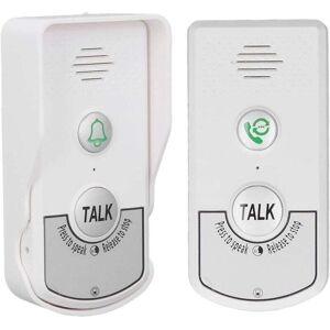 XVX Timbre Con Intercomunicador Inalámbrico, Timbre Electrónico Bidireccional De 1 V Y 1 Canal, Timbre Con Intercomunicador Inalámbrico Resistente Al Agua Con Luz Indicadora. XVX Timbre Con Intercomunicador Inalámbrico, Timbre Electrónico Bidireccional De 1 V Y 1 Canal, Timbre Con Intercomunicador Inalámbrico Resistente Al Agua Con Luz Indicadora.