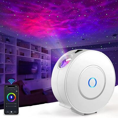 Minkurow Alexa Led Starry Sky Projector, Galaxy Smart 3d Led Star Projector Con Aplicación/control De Voz, Temporizador, Compatible Con Alexa/google Assistant, Apto Para Salas De Cine En Casa Para Beb Minkurow Alexa Led Starry Sky Projector, Galaxy Smart 3d Led Star Projector Con Aplicación/control De Voz, Temporizador, Compatible Con Alexa/google Assistant, Apto Para Salas De Cine En Casa Para Beb