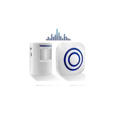 OEM Kit De Timbre Inalámbrico Con 1 Receptor Y 1 Detector De Movimiento Pir, Sensor De Alerta De Visitantes, Alarma De Seguridad Con 38 Melodías Y 3 Niveles De Volumen. OEM Kit De Timbre Inalámbrico Con 1 Receptor Y 1 Detector De Movimiento Pir, Sensor De Alerta De Visitantes, Alarma De Seguridad Con 38 Melodías Y 3 Niveles De Volumen.
