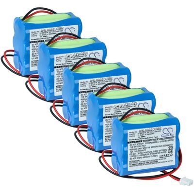 Vhbw 5x Batería Compatible Con Bt Home Monitor Intruder Alarm Control Panel Sistema De Alarma (2000 Mah, 7,2 V, Nimh) Vhbw 5x Batería Compatible Con Bt Home Monitor Intruder Alarm Control Panel Sistema De Alarma (2000 Mah, 7,2 V, Nimh)