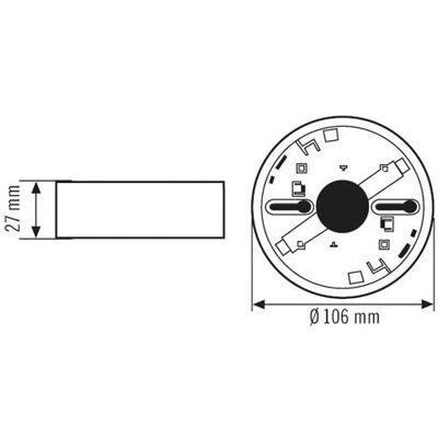 ESYLUX ER10018985 Base de montaje para detector de humo blanco - Base de montaje para detector de humo ESYLUX ER10018985 Base de montaje para detector de humo blanco - Base de montaje para detector de humo