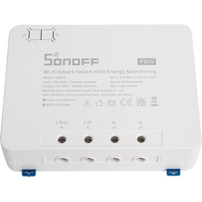 Sonoff - Interruptor Wifi Medidor De Energía Powr3 25a Blanco Sonoff - Interruptor Wifi Medidor De Energía Powr3 25a Blanco