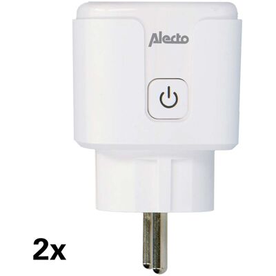 Enchufe inteligente Wi-Fi Alecto - Monitoreo de energía - 16A, 3680W Enchufe inteligente Wi-Fi Alecto - Monitoreo de energía - 16A, 3680W
