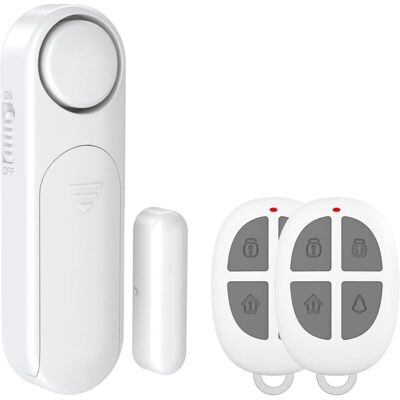 OEM Sistema De Alarma Inalámbrico Para Puertas Y Ventanas: Detector Magnético De 2 Modos, Sistema De Seguridad Infantil Con 2 Mandos A Distancia Incluidos. OEM Sistema De Alarma Inalámbrico Para Puertas Y Ventanas: Detector Magnético De 2 Modos, Sistema De Seguridad Infantil Con 2 Mandos A Distancia Incluidos.
