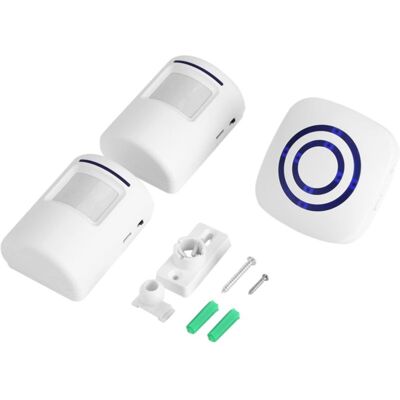 OEM Timbre Detector De Entrada Inalámbrico, Alarma De Entrada, Sensor De Contacto De Seguridad, Timbre Inalámbrico Para Negocios, Hogares Y Tiendas (enchufe Europeo, 2 Receptores Y 1 Transmisor) OEM Timbre Detector De Entrada Inalámbrico, Alarma De Entrada, Sensor De Contacto De Seguridad, Timbre Inalámbrico Para Negocios, Hogares Y Tiendas (enchufe Europeo, 2 Receptores Y 1 Transmisor)