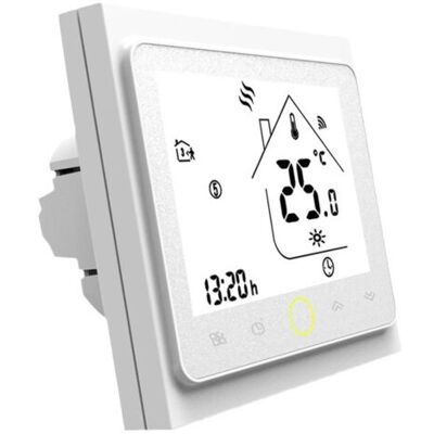 SANS MARQUE Interruptor Inteligente Para Calefacción Por Suelo Radiante, Termostato Wi-fi, Controlador De Temperatura Para Calefacción Eléctrica Por Suelo Radiante, Compatible Con Amazon Alexa, Google Home E Iftt SANS MARQUE Interruptor Inteligente Para Calefacción Por Suelo Radiante, Termostato Wi-fi, Controlador De Temperatura Para Calefacción Eléctrica Por Suelo Radiante, Compatible Con Amazon Alexa, Google Home E Iftt