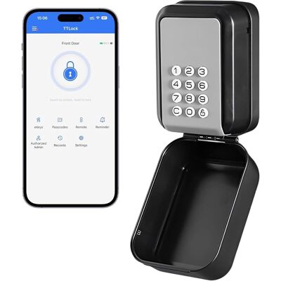 Neptune Caja Fuerte Inteligente Para Llaves Con Código Digital Externo, Caja Fuerte Para Llaves Con Grilletes Bluetooth, Compatible Con La Aplicación Ttlock Y Código Pin, Caja De Llaves Con Código Digital Neptune Caja Fuerte Inteligente Para Llaves Con Código Digital Externo, Caja Fuerte Para Llaves Con Grilletes Bluetooth, Compatible Con La Aplicación Ttlock Y Código Pin, Caja De Llaves Con Código Digital