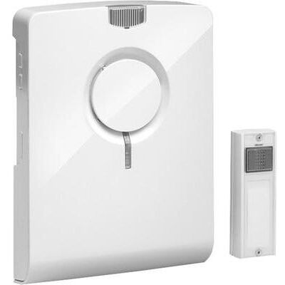 Grothe Echo M Timbre Inalámbrico Hifi, Alcance De 500m, Microsd, Blanco, 43502 Grothe Echo M Timbre Inalámbrico Hifi, Alcance De 500m, Microsd, Blanco, 43502