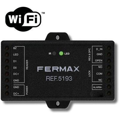 FERMAX Controlador De Puerta Mini Wifi 1.000 Usuarios, Conexión Wiegand Y Teclado Ir FERMAX Controlador De Puerta Mini Wifi 1.000 Usuarios, Conexión Wiegand Y Teclado Ir