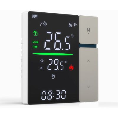 OEM Termostato Inteligente Sin Wifi - Programable Para Caldera De Gas, Calentador De Agua O Bomba (sistema De Agua), Control Táctil, Bloqueo Para Niños, Pantalla Led, Gris OEM Termostato Inteligente Sin Wifi - Programable Para Caldera De Gas, Calentador De Agua O Bomba (sistema De Agua), Control Táctil, Bloqueo Para Niños, Pantalla Led, Gris