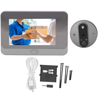 OEM Mirilla Digital De 4,3 Pulgadas, Visor De Puerta Wifi, Antirrobo, Timbre De Video Inteligente, Cámara Con Detección De Movimiento Para Tuya OEM Mirilla Digital De 4,3 Pulgadas, Visor De Puerta Wifi, Antirrobo, Timbre De Video Inteligente, Cámara Con Detección De Movimiento Para Tuya