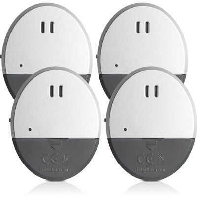 OEM Conjunto De 4 Alarmas Para Puertas Y Ventanas: Alarma De Rotura De Cristales De 130 Db, Alarma Antirrobo Para Ventanas, Sistema De Alarma Inalámbrico, Sensor De Alarma Para Puertas, Seguridad Y Protec OEM Conjunto De 4 Alarmas Para Puertas Y Ventanas: Alarma De Rotura De Cristales De 130 Db, Alarma Antirrobo Para Ventanas, Sistema De Alarma Inalámbrico, Sensor De Alarma Para Puertas, Seguridad Y Protec