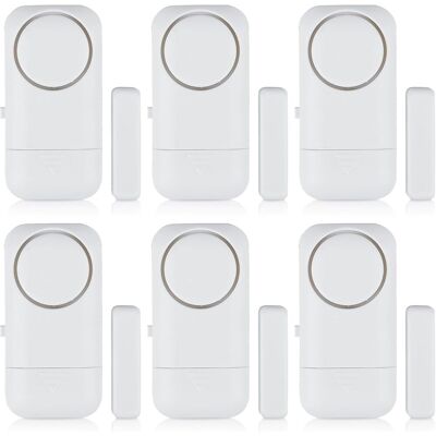 Jssevn-alarmas Inalámbricas Para Puertas, 120 Db, Sensor De Alarma Antirrobo Con Contacto Magnético, Sistema De Alarma De Seguridad Inalámbrico Para Casa O Apartamento. Jssevn-alarmas Inalámbricas Para Puertas, 120 Db, Sensor De Alarma Antirrobo Con Contacto Magnético, Sistema De Alarma De Seguridad Inalámbrico Para Casa O Apartamento.