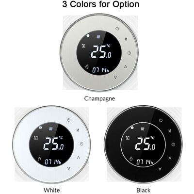 OEM Termostato Inteligente Wi-fi 95-240v, Controlador De Temperatura Programable Para Calefacción Eléctrica, Control Por Voz A Través De Aplicación, Retroiluminación Lcd, Termorregulador Compatible Con Am OEM Termostato Inteligente Wi-fi 95-240v, Controlador De Temperatura Programable Para Calefacción Eléctrica, Control Por Voz A Través De Aplicación, Retroiluminación Lcd, Termorregulador Compatible Con Am