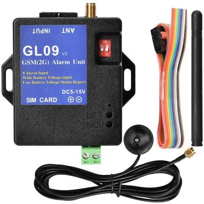 SANS MARQUE Gl09 Sistema De Alarma De Control De Aplicación Gsm De 8 Canales Alimentado Por Batería Con Alerta Sms SANS MARQUE Gl09 Sistema De Alarma De Control De Aplicación Gsm De 8 Canales Alimentado Por Batería Con Alerta Sms
