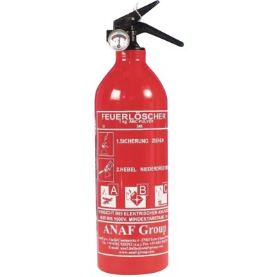 ADNAUTO Extintor Abc De 1 Kg Con Manómetro ADNAUTO Extintor Abc De 1 Kg Con Manómetro