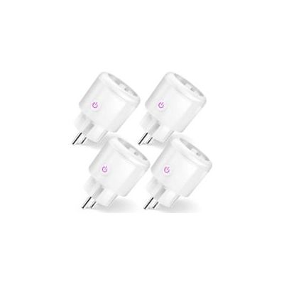 OEM Enchufe Inteligente Wifi De 16 A Compatible Con Alexa, Google Home, Control Remoto, Monitoreo De Consumo De Energía, Control Por Voz, Función De Temporizador, 2.4 Ghz, Paquete De 4, Blanco - Crezuo OEM Enchufe Inteligente Wifi De 16 A Compatible Con Alexa, Google Home, Control Remoto, Monitoreo De Consumo De Energía, Control Por Voz, Función De Temporizador, 2.4 Ghz, Paquete De 4, Blanco - Crezuo