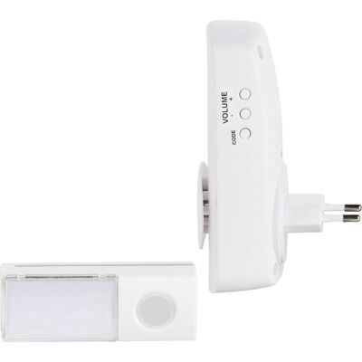Kit de Timbre Inalámbrico Heidemann HX Ocean 230V - 8 Melodías, Resistente al Agua, 150m Kit de Timbre Inalámbrico Heidemann HX Ocean 230V - 8 Melodías, Resistente al Agua, 150m