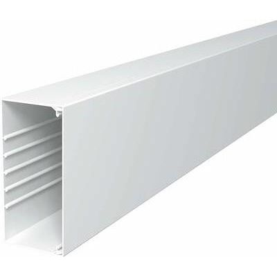 OBO Bettermann Conducto de cable - 2000mm, PVC, Blanco RAL 9010 - Conducto OBO Bettermann Conducto de cable - 2000mm, PVC, Blanco RAL 9010 - Conducto