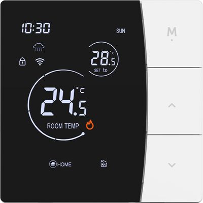 OEM Termostato Inteligente Sin Wifi - Programable Para Caldera De Gas, Calentador De Agua Y Bomba (sistema De Agua), Control Táctil, Bloqueo Para Niños, Pantalla Led, Blanco - M6 OEM Termostato Inteligente Sin Wifi - Programable Para Caldera De Gas, Calentador De Agua Y Bomba (sistema De Agua), Control Táctil, Bloqueo Para Niños, Pantalla Led, Blanco - M6
