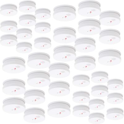 Xpotool 40x Detector de humo - 85dB, Batería, DIN EN 14604 Xpotool 40x Detector de humo - 85dB, Batería, DIN EN 14604