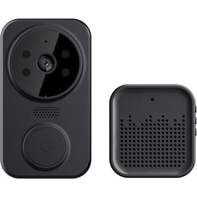 OEM Videoportero Inteligente, Timbre Visual Inalámbrico Con Control Remoto, Intercomunicador Con Cámara Wifi, Timbre De Seguridad Con Detección De Movimiento, Negro - Crezuo OEM Videoportero Inteligente, Timbre Visual Inalámbrico Con Control Remoto, Intercomunicador Con Cámara Wifi, Timbre De Seguridad Con Detección De Movimiento, Negro - Crezuo