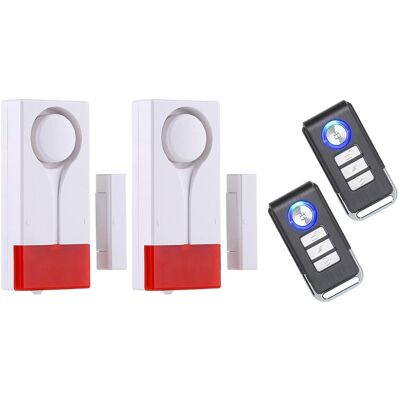 OEM Juego De 2 Alarmas Para Puertas Y Ventanas, Control Remoto Inalámbrico, Sensor Magnético De Seguridad Para El Hogar, Alerta Sonora Antirrobo Para Casa, Apartamento, Garaje, Piscina. OEM Juego De 2 Alarmas Para Puertas Y Ventanas, Control Remoto Inalámbrico, Sensor Magnético De Seguridad Para El Hogar, Alerta Sonora Antirrobo Para Casa, Apartamento, Garaje, Piscina.