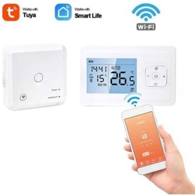 OEM Termostato Inteligente Programable Con Wi-fi – Receptor Rf – Montaje En Pared O Sobremesa – Control Por Voz Con Alexa Y Google Assistant – Crezuo OEM Termostato Inteligente Programable Con Wi-fi – Receptor Rf – Montaje En Pared O Sobremesa – Control Por Voz Con Alexa Y Google Assistant – Crezuo