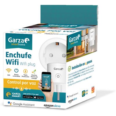 Smarthome - Pack 4 Enchufes Inteligentes Wifi Compatible Con Alexa Y Google Home. Enchufe Por Control Remoto Y Programable Controlable A Través De App Ios Y Android. - Garza Smarthome - Pack 4 Enchufes Inteligentes Wifi Compatible Con Alexa Y Google Home. Enchufe Por Control Remoto Y Programable Controlable A Través De App Ios Y Android. - Garza