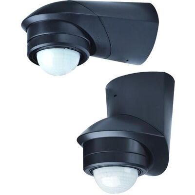 Grothe Mcguard Bm240sw Detector De Movimiento, 240°, Ip55, Negro, 94534 Grothe Mcguard Bm240sw Detector De Movimiento, 240°, Ip55, Negro, 94534
