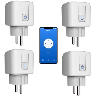 COOCHEER Enchufe Inteligente Wifi: Enchufe Inteligente Wifi De 16 A Con Temporizador Y Cuenta Regresiva, Control De Consumo Y Enchufe Inteligente. Compatible Con Alexa. COOCHEER Enchufe Inteligente Wifi: Enchufe Inteligente Wifi De 16 A Con Temporizador Y Cuenta Regresiva, Control De Consumo Y Enchufe Inteligente. Compatible Con Alexa.