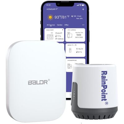 COOCHEER Rainpoint – Pluviómetro Digital Inalámbrico Con Wi-fi Para Un Monitoreo Preciso De Las Precipitaciones A Través Del Smart Gateway Hub (incluido) – Solo Wi-fi De 2,4 Ghz COOCHEER Rainpoint – Pluviómetro Digital Inalámbrico Con Wi-fi Para Un Monitoreo Preciso De Las Precipitaciones A Través Del Smart Gateway Hub (incluido) – Solo Wi-fi De 2,4 Ghz