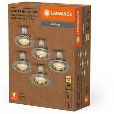 Foco Spot Essential Niquel 2.6w Gu10 Bl-5 Osram Foco Spot Essential Niquel 2.6w Gu10 Bl-5 Osram