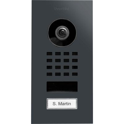 Doorbird D1101v Videoportero Ip Antracita Diseño Moderno Doorbird D1101v Videoportero Ip Antracita Diseño Moderno