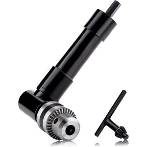 LARGEIGHT Adaptador De Taladro De Ángulo Recto De Aleación De Aluminio De 8 Mm Con Extensión De Mango De 90 Grados Para La Mayoría De Taladros Eléctricos Portátiles. LARGEIGHT Adaptador De Taladro De Ángulo Recto De Aleación De Aluminio De 8 Mm Con Extensión De Mango De 90 Grados Para La Mayoría De Taladros Eléctricos Portátiles.