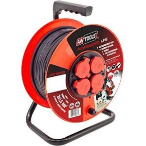 Awtools cable alargador profesional 50 m - Extension Reel Awtools cable alargador profesional 50 m - Extension Reel