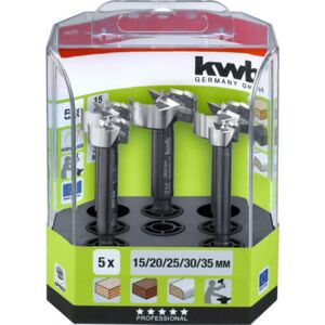 Juego De 5 Brocas De Bisagra Speed Akku-top Kwb Juego De 5 Brocas De Bisagra Speed Akku-top Kwb