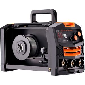 Mophorn Soldador Mig, Máquina De Soldadura Mig Sinérgica De 130 A, Soldador Con Núcleo De Fundente Sin Gas, Soldador Mig Inversor Igbt Portátil Con Pantalla Digital Mophorn Soldador Mig, Máquina De Soldadura Mig Sinérgica De 130 A, Soldador Con Núcleo De Fundente Sin Gas, Soldador Mig Inversor Igbt Portátil Con Pantalla Digital