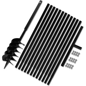 Taladro De Tierra Con Mango 150 Mm Con Tubo De Extensión 13 M Acero Vidaxl Taladro De Tierra Con Mango 150 Mm Con Tubo De Extensión 13 M Acero Vidaxl