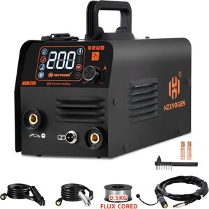 SIENTICE Máquina De Soldadura Semiautomática Mig/tig/mma 3 En 1, Soldador Inversor Hvm200, Herramienta De Sincergia Sin Gas Para Soldadura De Hierro Sin Gas SIENTICE Máquina De Soldadura Semiautomática Mig/tig/mma 3 En 1, Soldador Inversor Hvm200, Herramienta De Sincergia Sin Gas Para Soldadura De Hierro Sin Gas